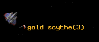 gold scythe