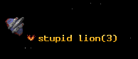 stupid lion