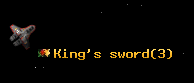 King's sword