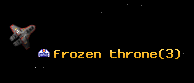 frozen throne