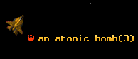 an atomic bomb