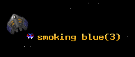 smoking blue