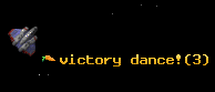 victory dance!