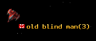 old blind man