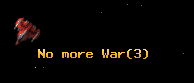 No more War
