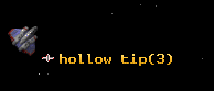 hollow tip