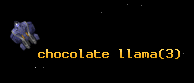 chocolate llama