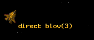 direct blow