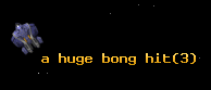 a huge bong hit