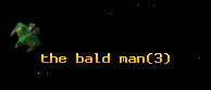 the bald man