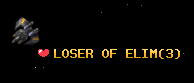 LOSER OF ELIM