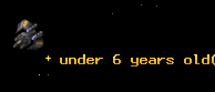 under 6 years old