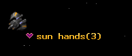 sun hands