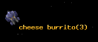 cheese burrito