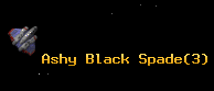 Ashy Black Spade