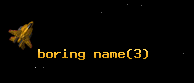 boring name