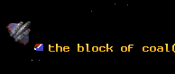 the block of coal