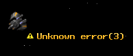 Unknown error