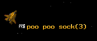 poo poo sock
