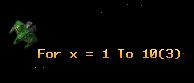 For x = 1 To 10