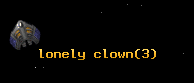 lonely clown