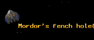Mordor's fench hole