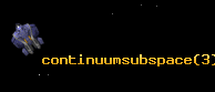 continuumsubspace