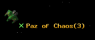 Paz of Chaos