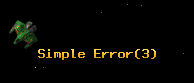 Simple Error