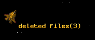 deleted files