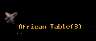 African Table