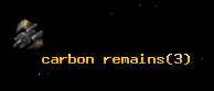 carbon remains