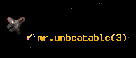 mr.unbeatable