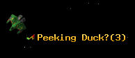 Peeking Duck?