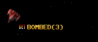 BOMBED