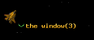 the window