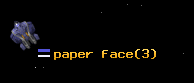 paper face