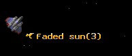 faded sun