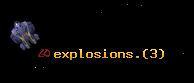 explosions.