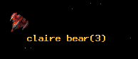 claire bear