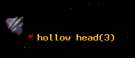 hollow head