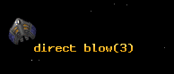 direct blow