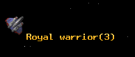 Royal warrior