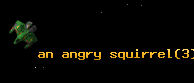 an angry squirrel