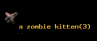 a zombie kitten