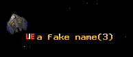 a fake name