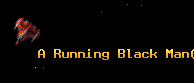 A Running Black Man