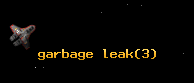 garbage leak