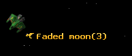 faded moon