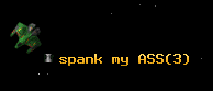spank my ASS